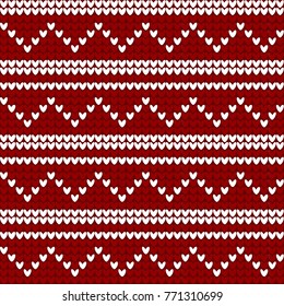 Christmas seamless jumper pattern
