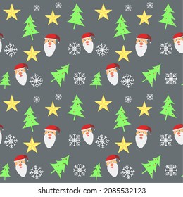 Christmas seamless patten. you can use it for wrapping paper.