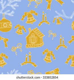 Christmas seamless pattern 1