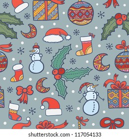 Christmas seamless pattern