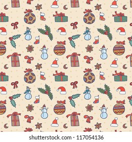 Christmas seamless pattern