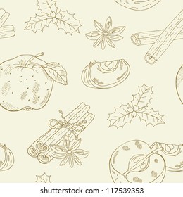 christmas seamless pattern