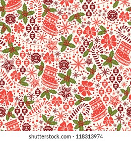 christmas seamless pattern