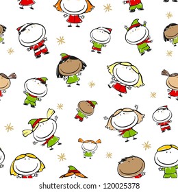 Christmas seamless pattern