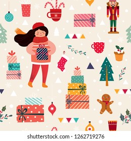 Christmas seamless pattern