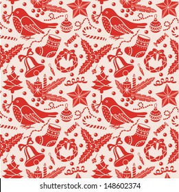 Christmas seamless pattern