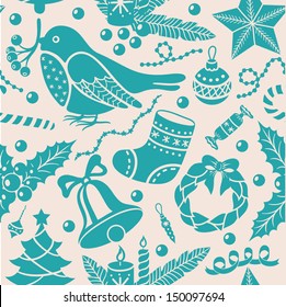 Christmas seamless pattern