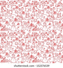 christmas seamless pattern 