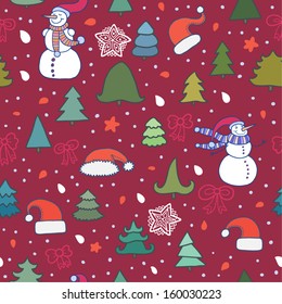 christmas seamless pattern 