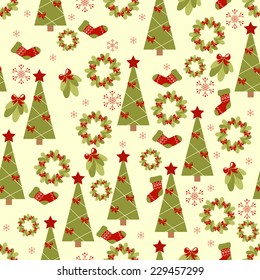 Christmas seamless pattern