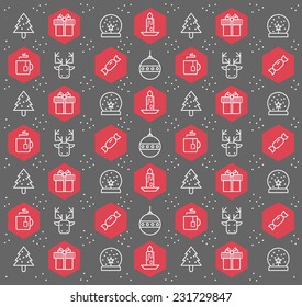 christmas seamless pattern