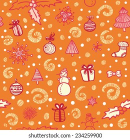 Christmas seamless pattern