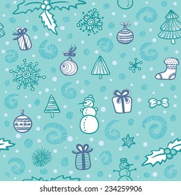 Christmas seamless pattern