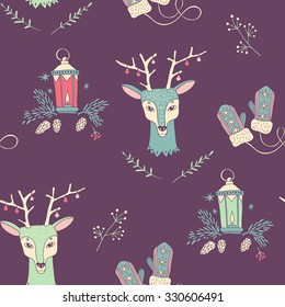 Christmas seamless pattern