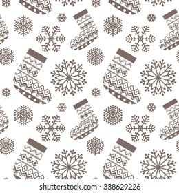 Christmas seamless pattern. 