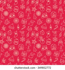 Christmas seamless pattern