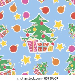 christmas seamless pattern
