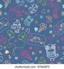 Christmas seamless pattern