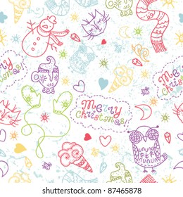 Christmas seamless pattern