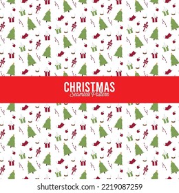 Christmas Seamless Pattern for Background