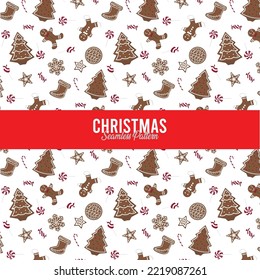 Christmas Seamless Pattern for Background