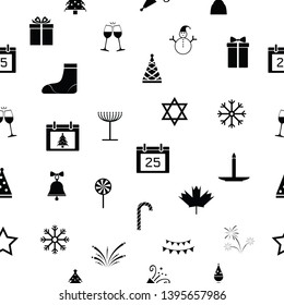 christmas seamless pattern background icon.