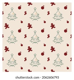 Christmas seamless pattern background Christmas wallpaper