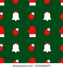 Christmas seamless pattern background, wallpaper. Holiday season, Trendy, contemporary abstract wrapped paper, wrapped gift design. vector illustration.