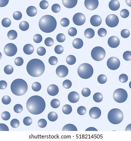 Christmas seamless pattern with balls.Vector illustration 