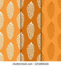 Christmas seamless pattern with bumps