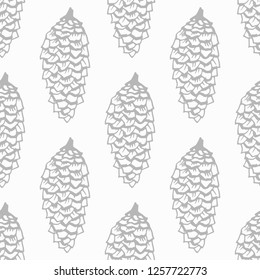 Christmas seamless pattern with bumps