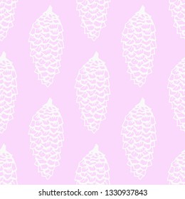 Christmas seamless pattern with bumps