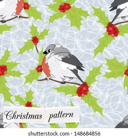 Christmas seamless pattern can be used for wallpaper, website background, textile printing