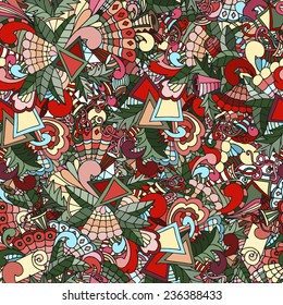 Christmas seamless pattern can be used for wallpaper, website background, textile printing