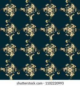 Christmas seamless pattern with candies on black, white and pink background. New year Wrapping paper for Christmas gifts.