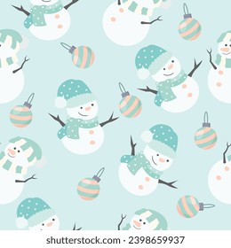 Christmas  seamless pattern , decoration, holiday design for cards, wrapping paper, fabric textile 
