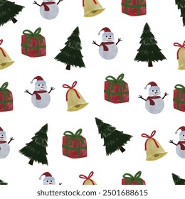 christmas seamless pattern for digital printing