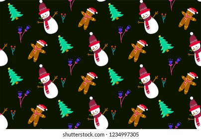 Christmas Seamless Pattern eps