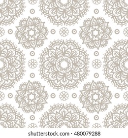 Christmas seamless pattern. Ethnic background. Tribal art background texture. Boho ornament 