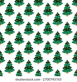Natal padrão sem emenda no estilo de desenho de mão