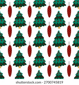 Navidades sin patrón en estilo de dibujo a mano