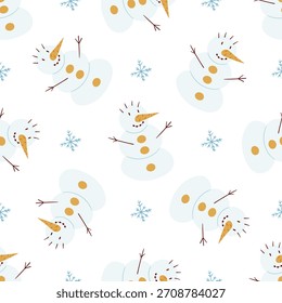Navidades sin patrón en estilo de dibujo a mano