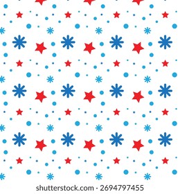 Christmas seamless pattern happy new year