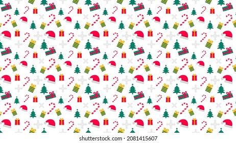 Fondo navideño de vacaciones sin foco	
