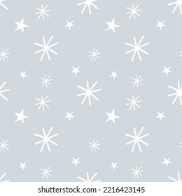 Christmas seamless pattern. Holiday wrapping paper background.