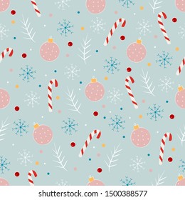 Christmas seamless pattern. Holidays pattern