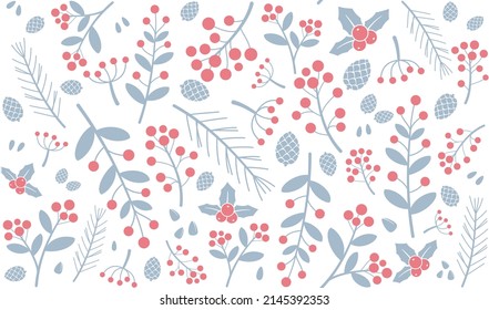 Christmas seamless pattern, illustration stock illustration