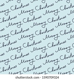 Christmas seamless pattern. Lettering color background. Template for gift cover print paper.