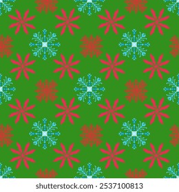 Natal padrão sem emenda, conceito de amor. Design para papel de embrulho, padrão de tecido, fundo, cartão, cupons, banner, para decorado o Feliz Natal e Feliz Ano Novo.
