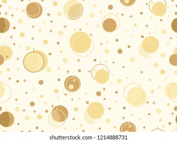 Christmas seamless pattern in memphis style with christmas balls. Great for brochures, promotional material, wrapping paper and wallpapers. Vector illustration